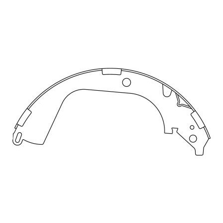 Centric Centric Premium Brake Shoes, Centric Parts 111.09600 111.096
